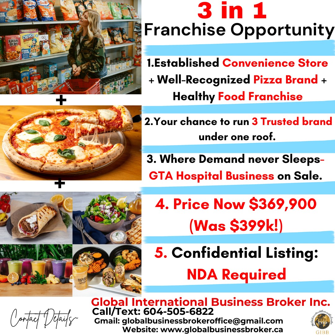 Multi-Brand Franchise Opportunity in GTA Hospital